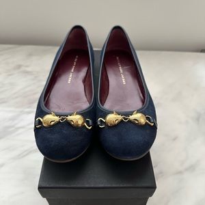 Marc Jacobs navy Flat size 7.5